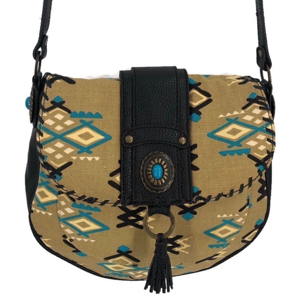 MaggieB Southwest Canvas Purse